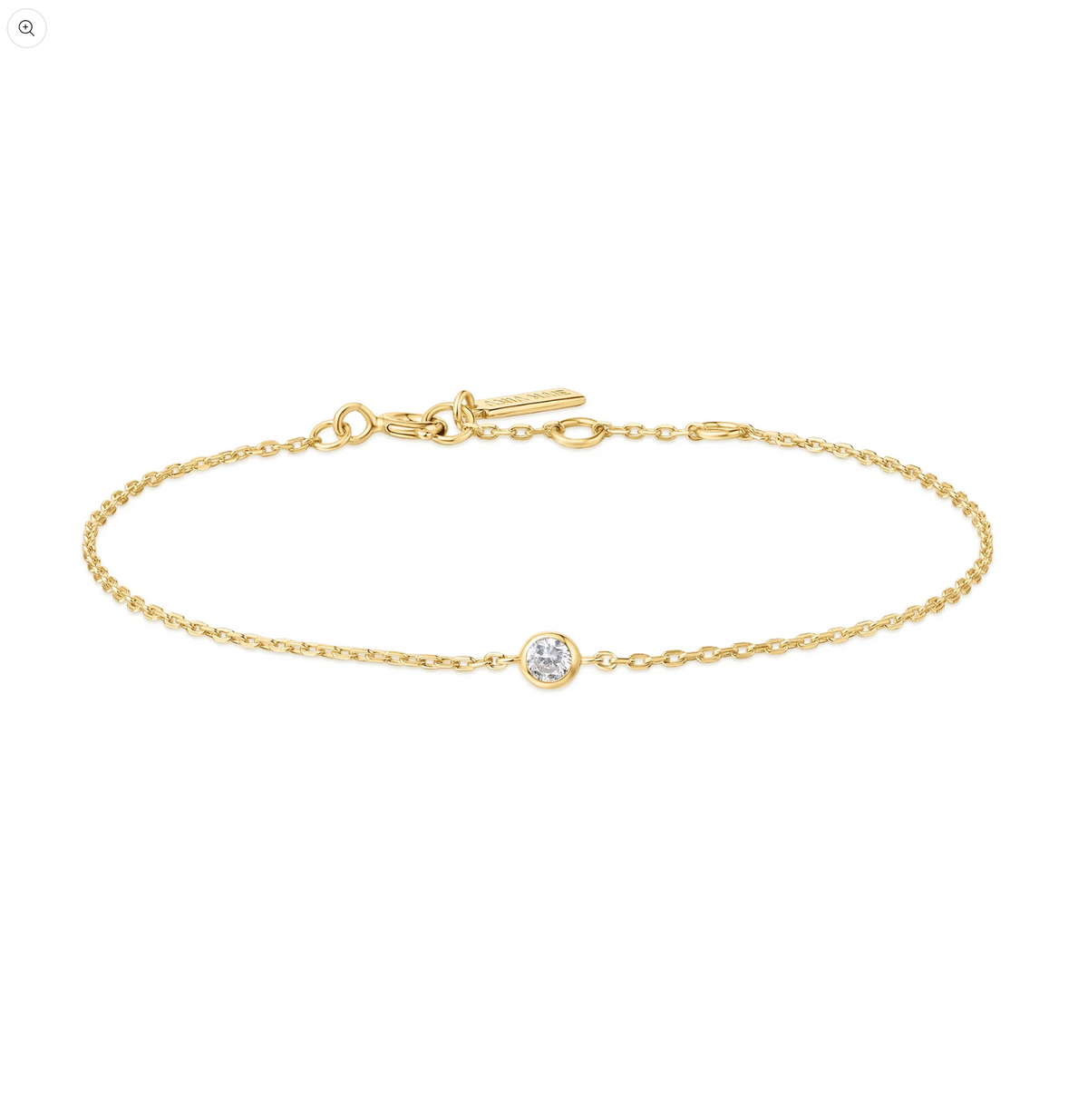 ANIA HAIE SPARKLE BEZEL BRACELET