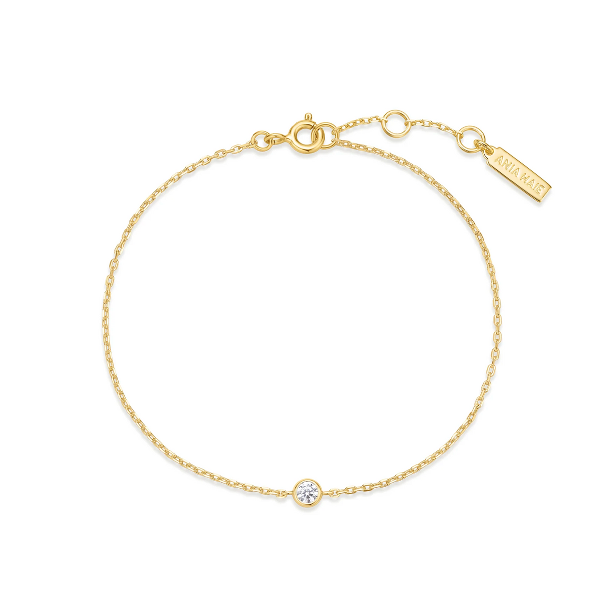ANIA HAIE SPARKLE BEZEL BRACELET