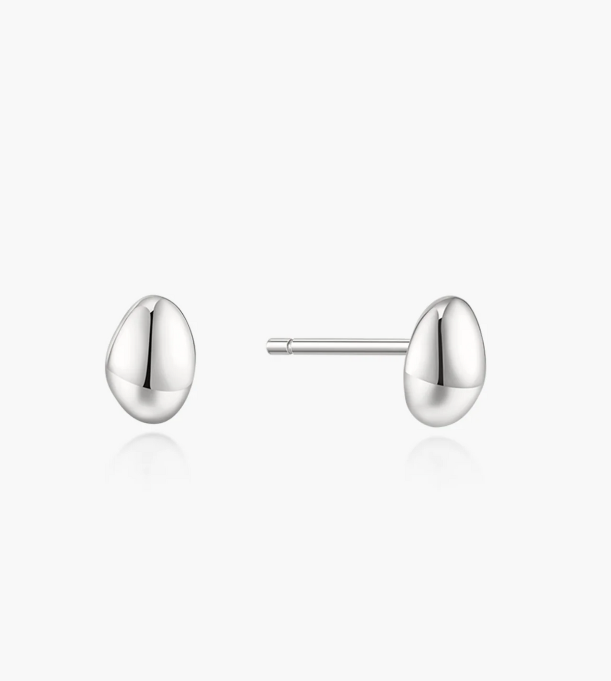 ANIA HAIE ORGANIC DOME PEBBLE STUD EARRINGS