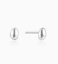 ANIA HAIE ORGANIC DOME PEBBLE STUD EARRINGS