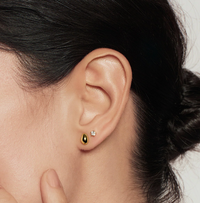 ANIA HAIE ORGANIC DOME PEBBLE STUD EARRINGS