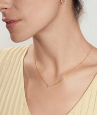 ANIA HAIE PRONG SET DUO NECKLACE