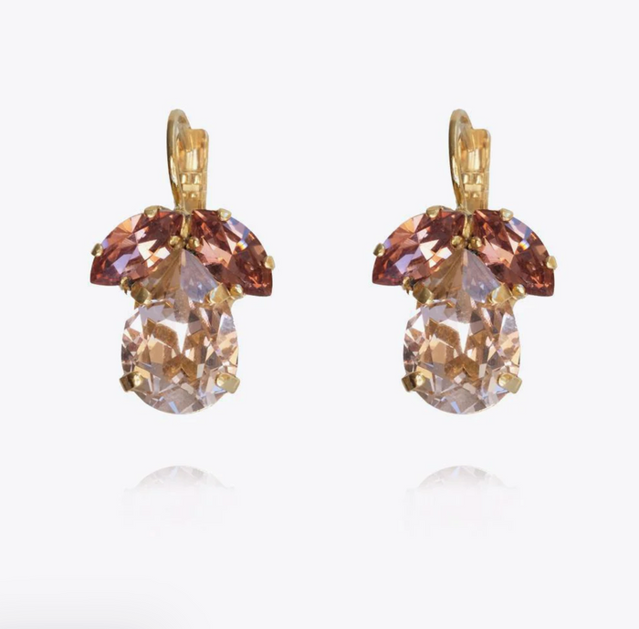 CAROLINE SVEDBOM TIMO VINTAGE ROSE EARRINGS