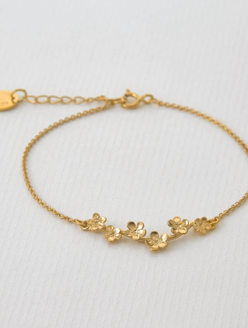 ALEX MONROE FORGET ME NOT BRACELET