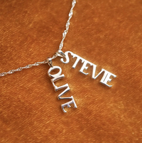 DAISY LONDON PERSONALISED PENDANT NECKLACE - MADE TO ORDER