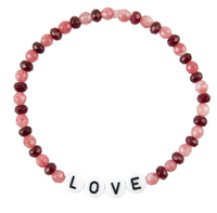 PEACHY & WILD LOVE TOKEN BRACELET
