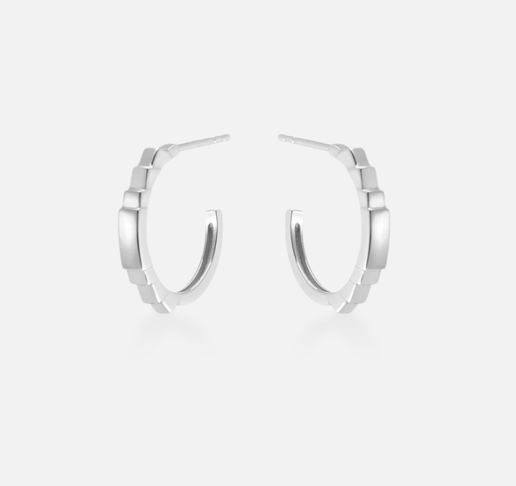 V BY LAURA VANN TYRA HOOP EARRINGS