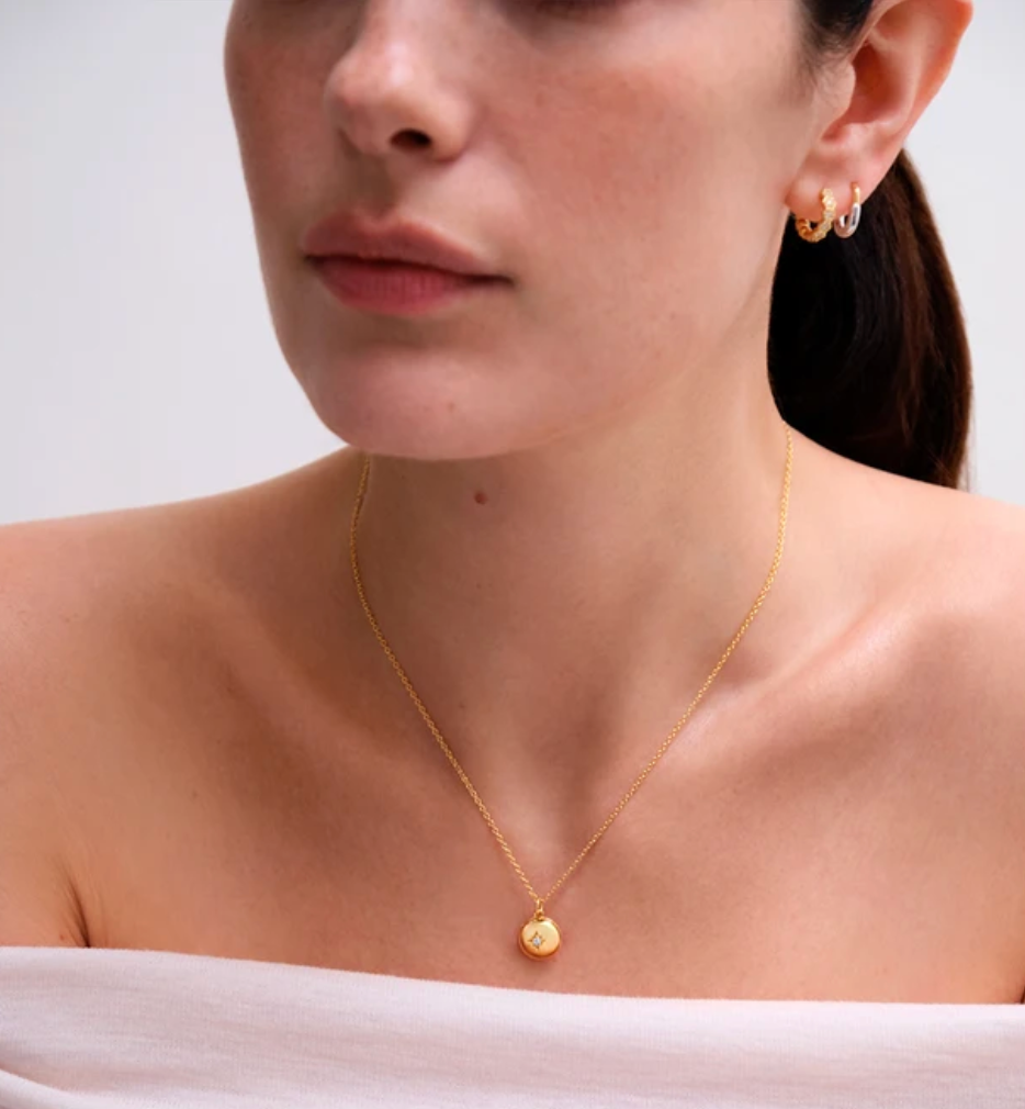 ASTLEY CLARKE MINI BIOGRAPHY LOCKET NECKLACE