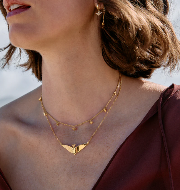 RACHEL JACKSON CELESTIAL DREAMER BIRD NECKLACE