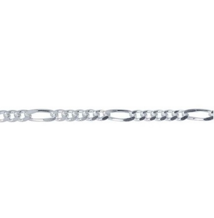 1.8MM SMALL DIAMOND CUT FIGARO WELDING CHAIN