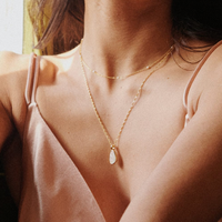 DAISY LONDON ISLA MOTHER OF PEARL NECKLACE