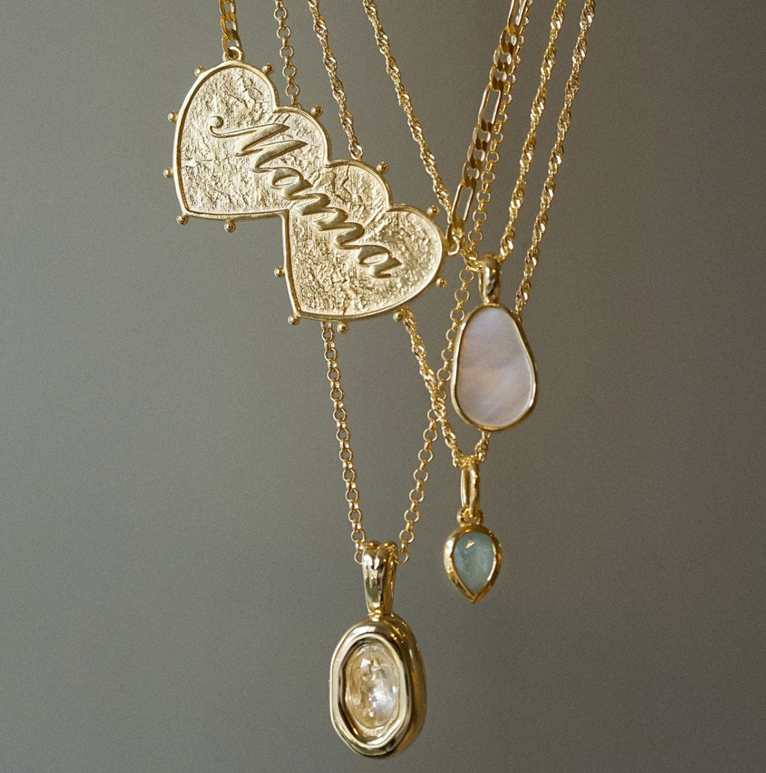 DAISY LONDON ISLA MOTHER OF PEARL NECKLACE