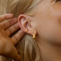 DAISY LONDON ESTÉE LALONDE SISTERHOOD HOOP EARRINGS