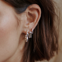 DAISY LONDON ESTÉE LALONDE SISTERHOOD HOOP EARRINGS