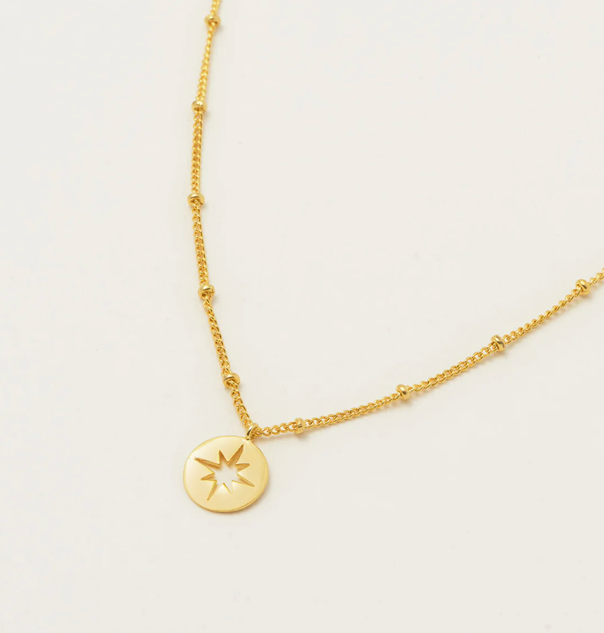 ESTELLA BARTLETT STARBURST DISC NECKLACE