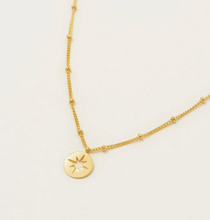ESTELLA BARTLETT STARBURST DISC NECKLACE
