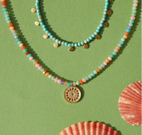 ANNA BECK CANDY MINI CIRCLE DROP NECKLACE
