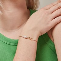 ENAMEL COPENHAGEN PEARLIE TWIST BRACELET