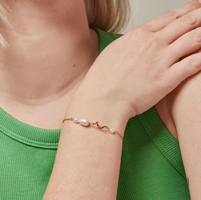 ENAMEL COPENHAGEN PEARLIE TWIST BRACELET