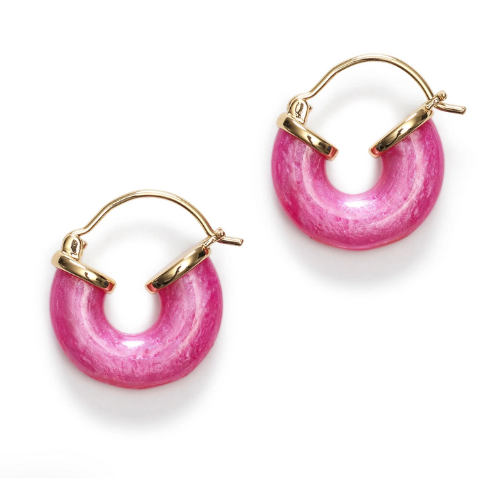 ANNI LU PETIT SWELL HOOP EARRINGS