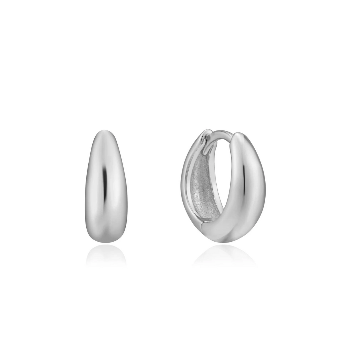 ANIA HAIE LUXE HUGGIE HOOP EARRINGS