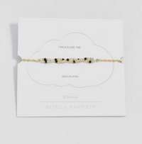 ESTELLA BARTLETT TWISTED GEMSTONE BEADED BRACELET