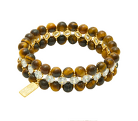 TALIS CHAINS TIGER'S EYE ALABAMA BRACELET