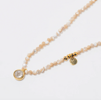 SHANA GULATI MARGOT LABRADORITE BEADED NECKLACE