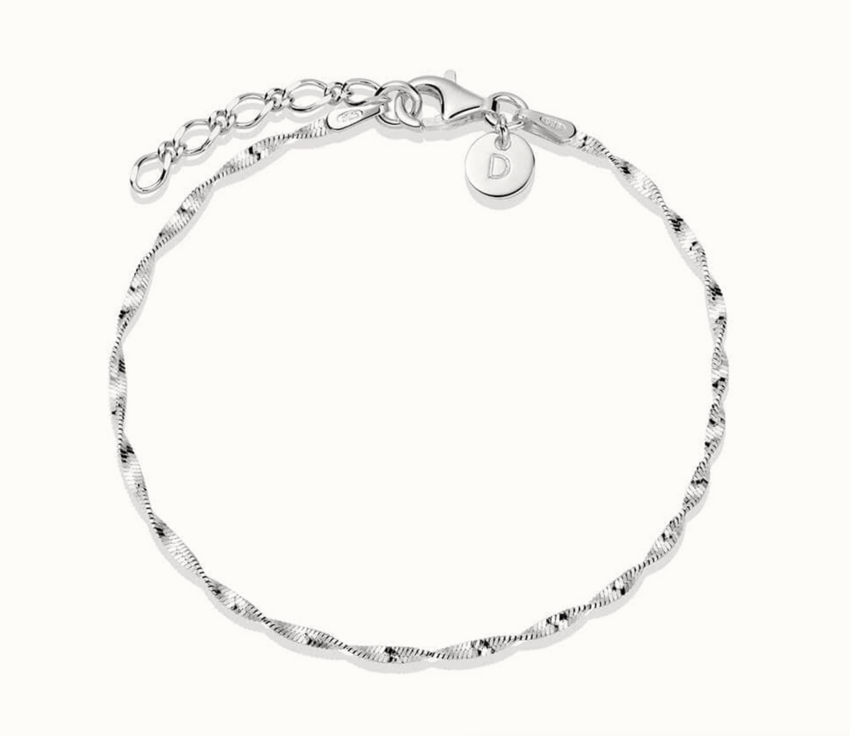 DAISY LONDON HELIX TWISTED CHAIN BRACELET