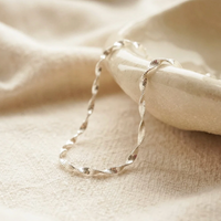 DAISY LONDON HELIX TWISTED CHAIN BRACELET