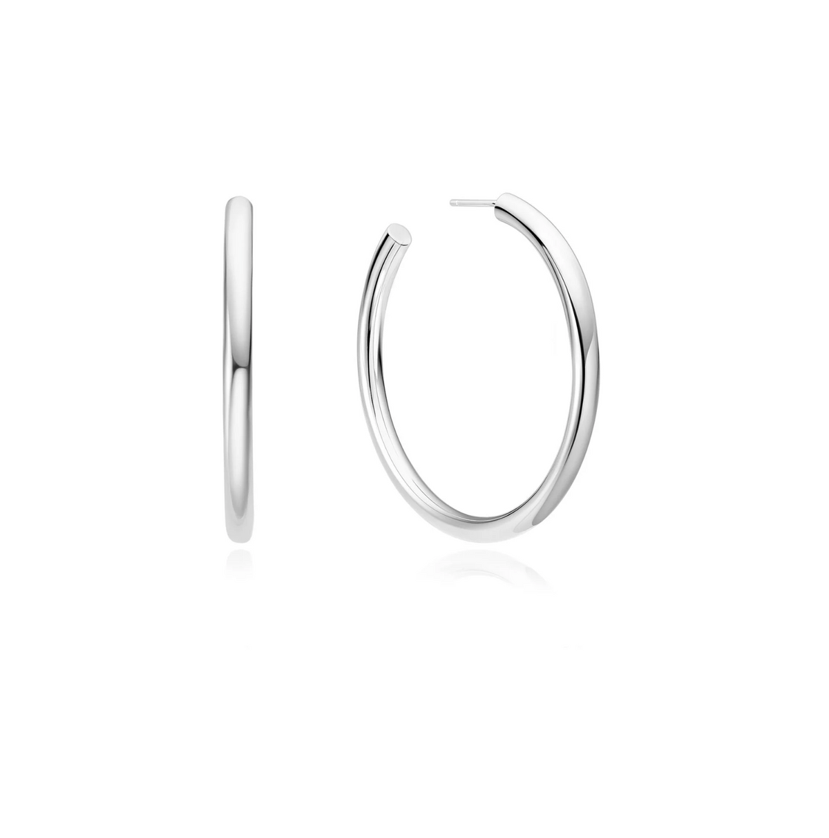 ANIA HAIE CLASSIC TUBE OVERSIZED HOOP EARRINGS