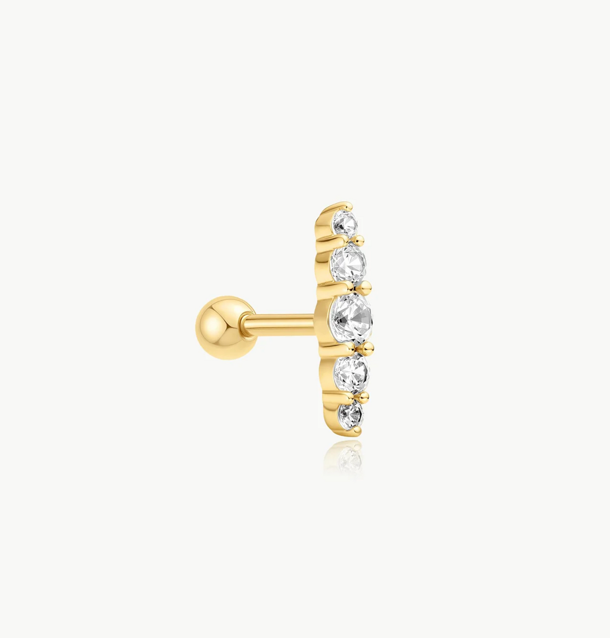 ANIA HAIE BAR BARBELL EARRING