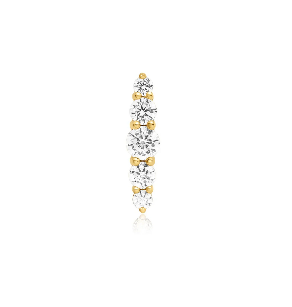 ANIA HAIE BAR BARBELL EARRING