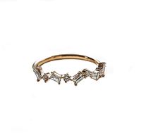 LAST NIGHT I DREAMT CHARLOTTE ROUND AND BAGUETTE DIAMOND HALF ETERNITY RING