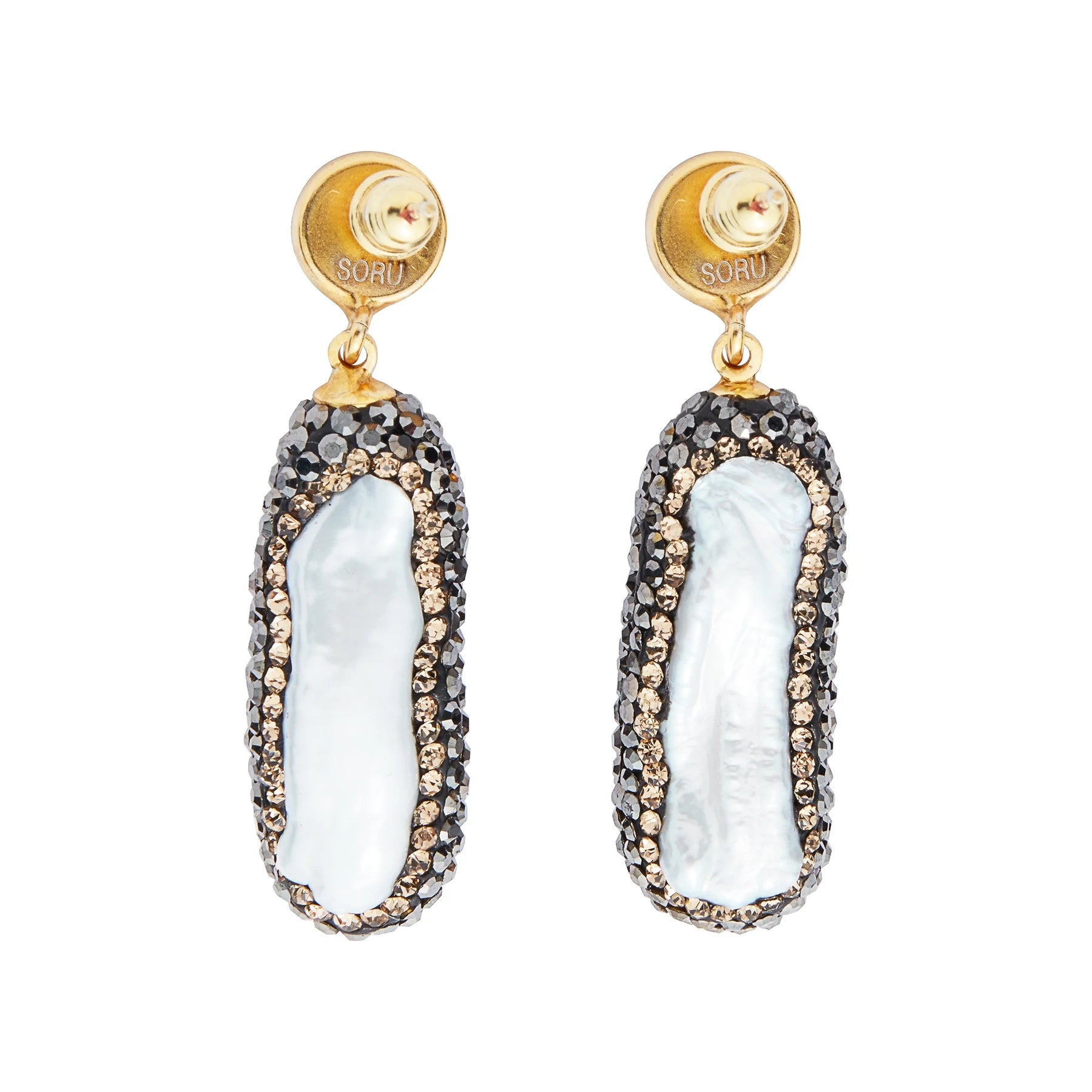 Soru baroque 2025 pearl earrings
