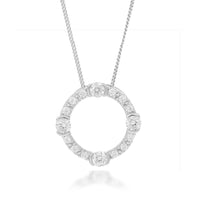 V BY LAURA VANN LUNA CIRCLE NECKLACE