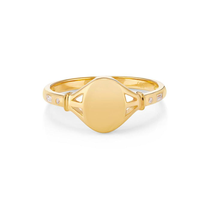 V BY LAURA VANN TILLY SIGNET RING