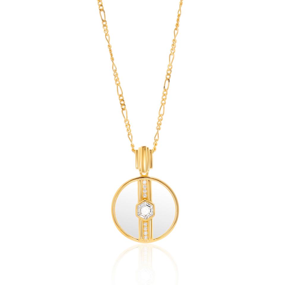 V BY LAURA VANN VIVICA GLASS NECKLACE