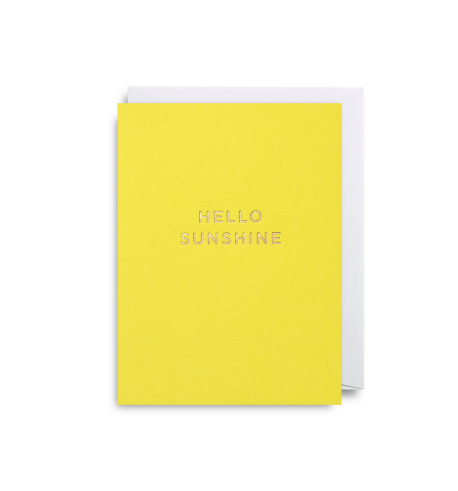 HELLO SUNSHINE CARD