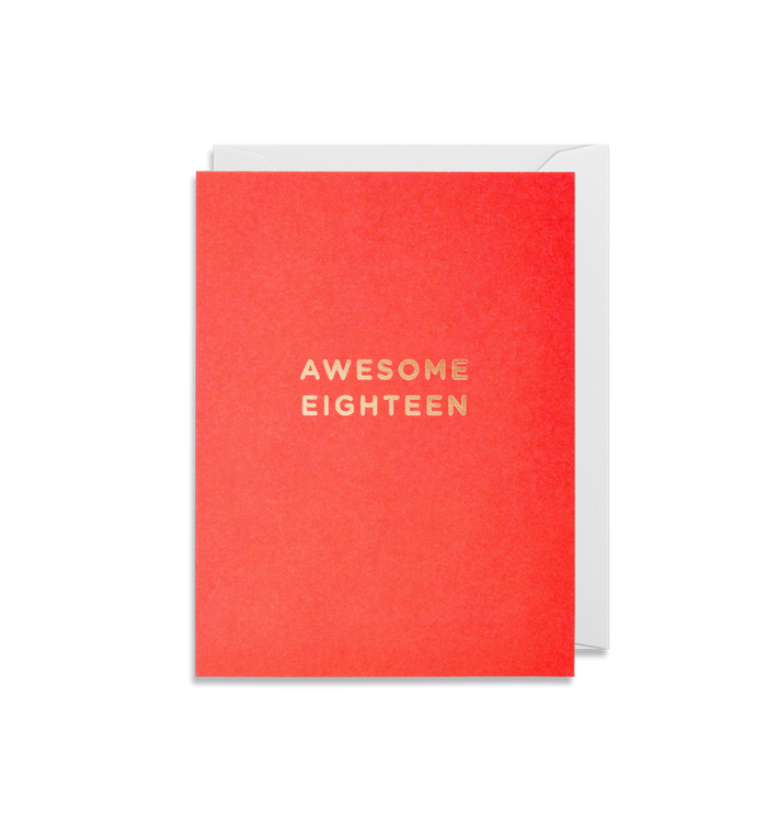 AWESOME EIGHTEEN CARD