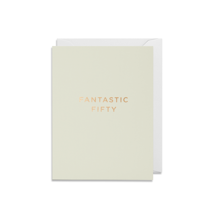 FANTASTIC FIFTY CARD