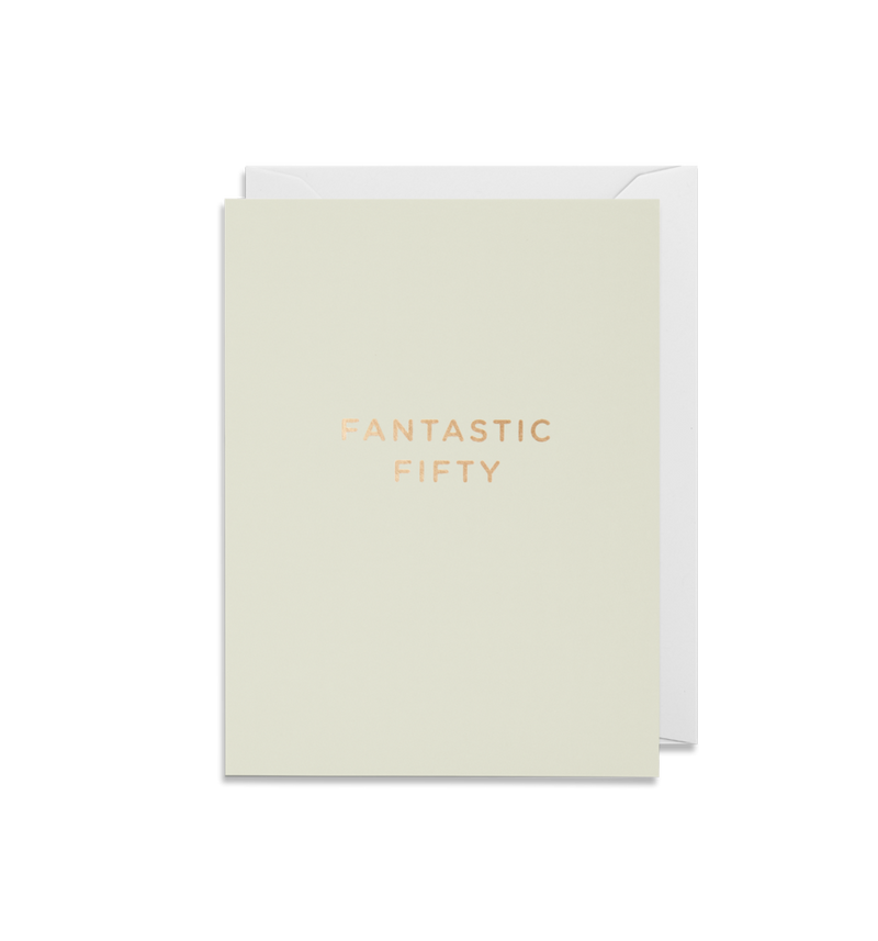 FANTASTIC FIFTY CARD