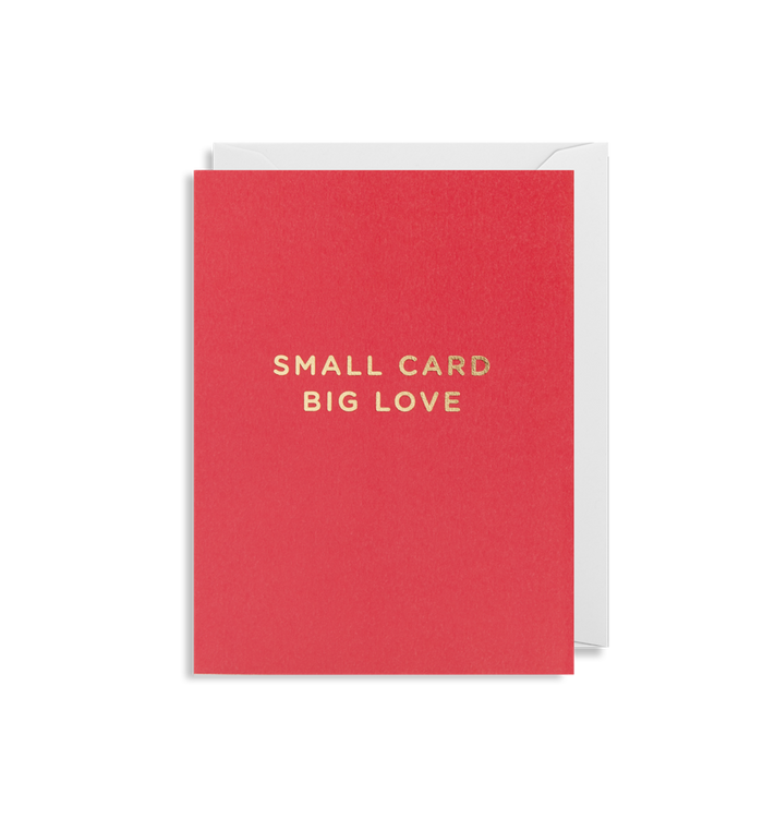 SMALL CARD BIG LOVE CARD