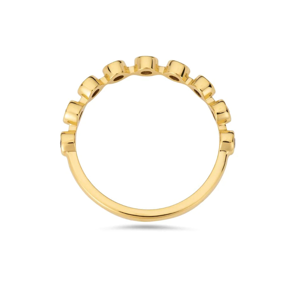 V BY LAURA VANN BEZEL DIAMOND RING