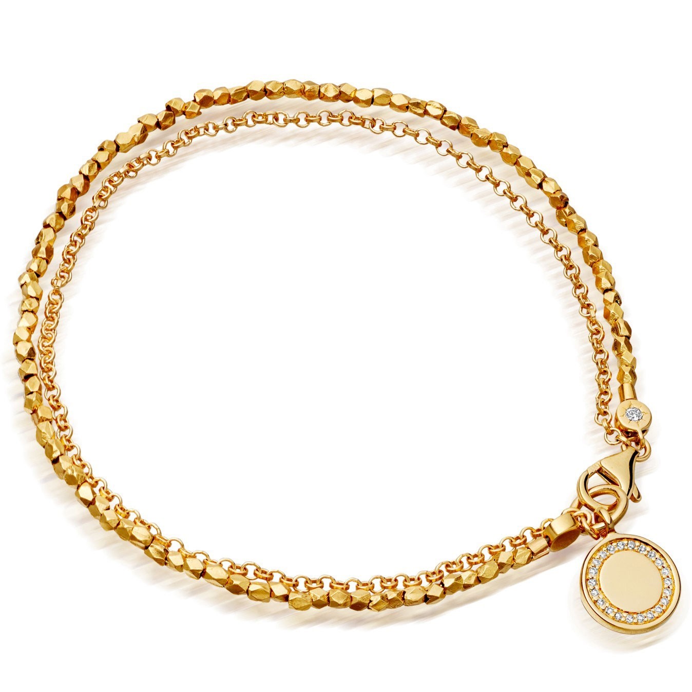 Celestial Compass Kula Bracelet in Yellow Gold Vermeil | Astley Clarke