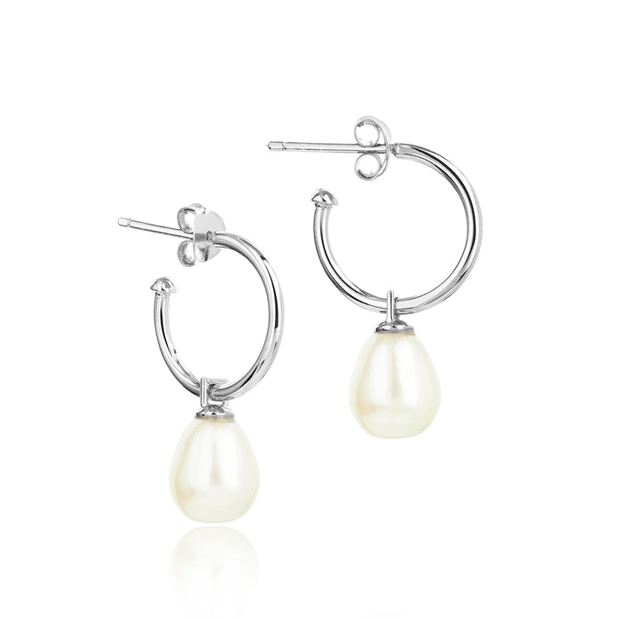 Find freshwater pearl and turquoise earrings at Last Night I Dreamt, Southwell.