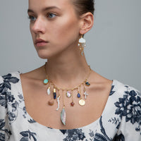 GRAINNE MORTON CLOUD & RAIN CHAIN DROP EARRINGS