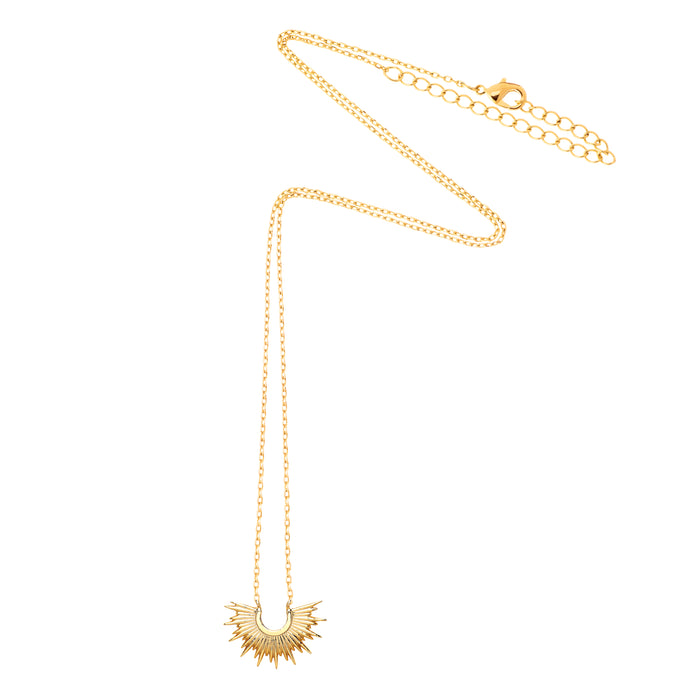 ESTELLA BARTLETT HALF SUNBURST NECKLACE