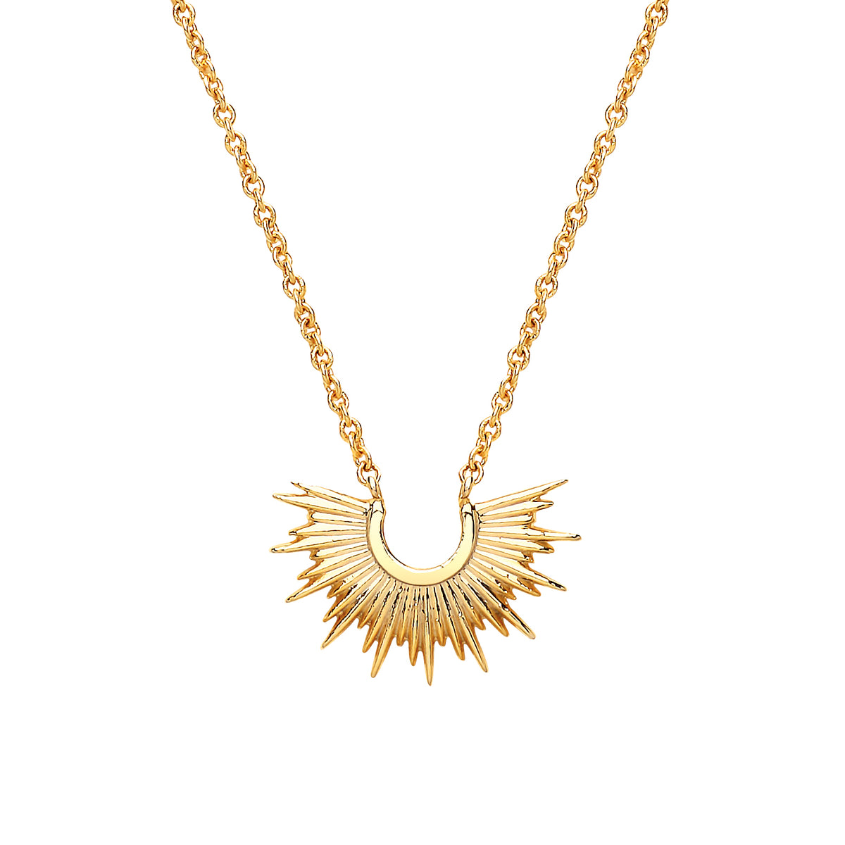 ESTELLA BARTLETT HALF SUNBURST NECKLACE