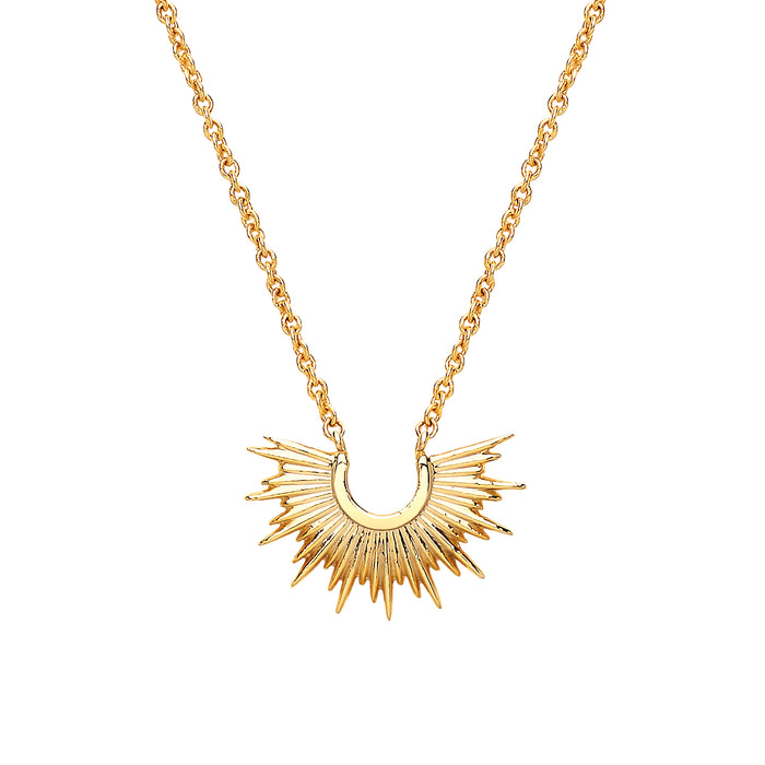 ESTELLA BARTLETT HALF SUNBURST NECKLACE